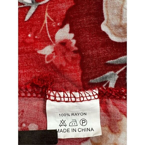 Jaase floral bounce with flounce at bottom and sleeves size L - Picture 10 of 10